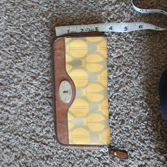 Vintage fossil yellow lady bug Key Per wallet - Picture 13 of 13
